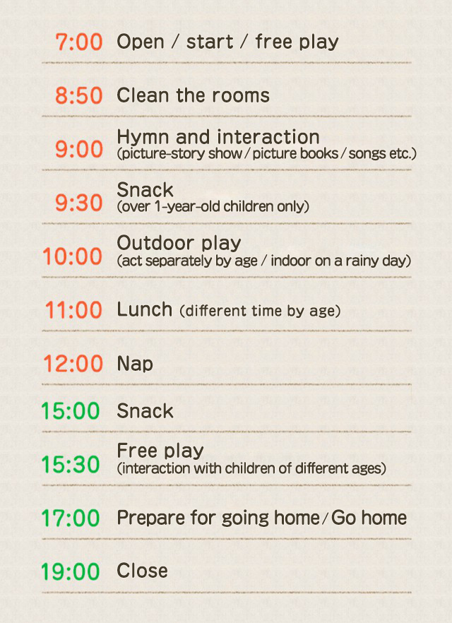 Daily Routine List